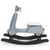 childhome® otroški gugalnik rocking scooter mint blue black