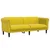3-dijelni set sofa s žuti baršunast