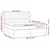 Vidaxl Box spring postelja z vzmetnico krem 200x200 cm blago