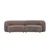 Venture Design Sofa Cielo 91x268x80 cm rjava