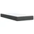Vidaxl Box spring postelja z vzmetnico temno siva 100x200 cm blago