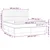 Vidaxl Box spring postelja z vzmetnico LED temno siva 180x200 cm žamet