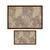 Lessentiel Maison Set prostirki za kupatilo Asr44, 2 dela, Bordo