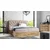 Boxspring postelja Wood 7 - 160x200 cm - hrast lancelot