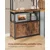 Songmics Kuhinjska polica 40x80x170 cm rjava
