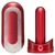 Vibracijski masturbator Tenga - Flip Zero 0 Red and Flip Warmer Set