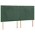 Vidaxl Box spring postelja z vzmetnico temno zelena 200x200 cm žamet