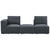 Livetastic ELEMENT ZOFE, flis, bouclé temno siva