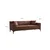 Atelier del Sofa Trosed New Petra 3, 212x69x86cm, Braon