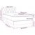 Vidaxl Box spring postelja z vzmetnico LED modra 90x190 cm blago