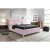 Carryhome OBLAZINJENA POSTELJA 140 cm x 200 cm , tekstil roza
