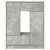 Komoda s ladicama i vratima beton siva 73x31x90 cm