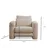 Atelier del Sofa Fotelja Lily 97x73x98cm Krem