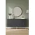 Hanah Home komoda Ayshe 150, 150 cm, antracit / srebrna