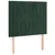 Vidaxl Box spring postelja z vzmetnico temno zelena 100x200 cm žamet