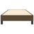 VIDAXL boxspring posteljni okvir, temno rjav, 100x200 cm
