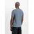 ALPHA INDUSTRIES Majica golobje modra/bela
