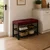 Hanah Home cipelarnik Lotus, 30 cm, bordo