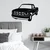 Wallity Zidna dekoracija Chevrolet C-K (1994 - 1996), 60 x 39 cm, Crna