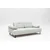 Atelier del Sofa Dvosed na razvlačenje Mustang 99x83x199cm Beli