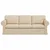 Sofa Krema 215 x 82 x 80 cm tkanina