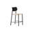 Venture Design Barski stol Polly 55x52x101 cm črne barve