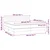 vidaXL Box spring postelja z vzmetnico LED modra 200x200 cm blago