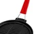 Round grill pan, 23 cm, red handle - LAVA