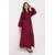 Trendyol Modest Ženska haljina Tctss26Eb00201, Bordo
