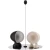 Solnica in poprnica set LILLIPUT, 14 cm, črno/bela, Alessi