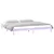 shumee vidaXL Posteljni okvir LED 200x200 cm masiven les