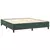 VIDAXL Box spring postelja z vzmetnico temno zelena 160x200