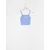Sinsay - Crop top s vezom - bledoplavo