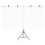 Stalak za pozadinu u obliku slova T crni 201x60x(70-200) cm