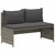 Set vanjskih sofa 4 -Seater 4 pcs 55 x 30 x 39 cm