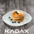KADAX Komplet 3 belih desertnih krožnikov, 21,5 cm