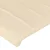 LED uzglavlje krem 80x5x118/128 cm od tkanine
