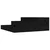Sadilica crna 78x78x27 cm od masivne borovine