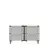 HANAH HOME Komoda Pega 120 White Gold