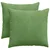 Jastučići za sofu 2 pcs Svijetlo zelena 45 x 45 cm
