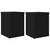 Stalak za biljke 2 pcs Crni hrast 15 x 15 x 20 cm