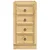 Cabinet SKI Medeno Smeđa 40 x 46 x 81 cm Čvrsto borovo drvo