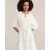 WE Fashion Dolga srajca  bela