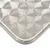 vidaXL Vrtna miza srebrna 80x80x70 cm aluminij