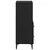 Kreveta Crni hrast 34 x 34.5 x 90 cm Konstruirano drvo