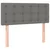 Vidaxl Box spring postelja z vzmetnico temno siva 90x190 cm blago