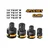 INGCO TOOLS Gedore set 4/1 (1/2-1/4-3/8-3/8) HKISAD12438