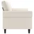 vidaXL Trosed krem 180 cm umetno usnje