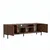 Hanah Home TV komoda Rivoli, 160 cm, orah Milano / crna