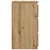 Vidaxl vidaXL Nočna omarica Artisan hrast 40x35x62,5 cm